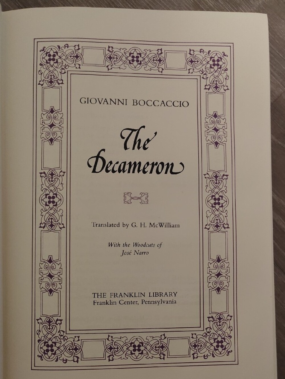 Vintage Book The Decameronby Giovanni Boccaccio - Picture 4 of 13